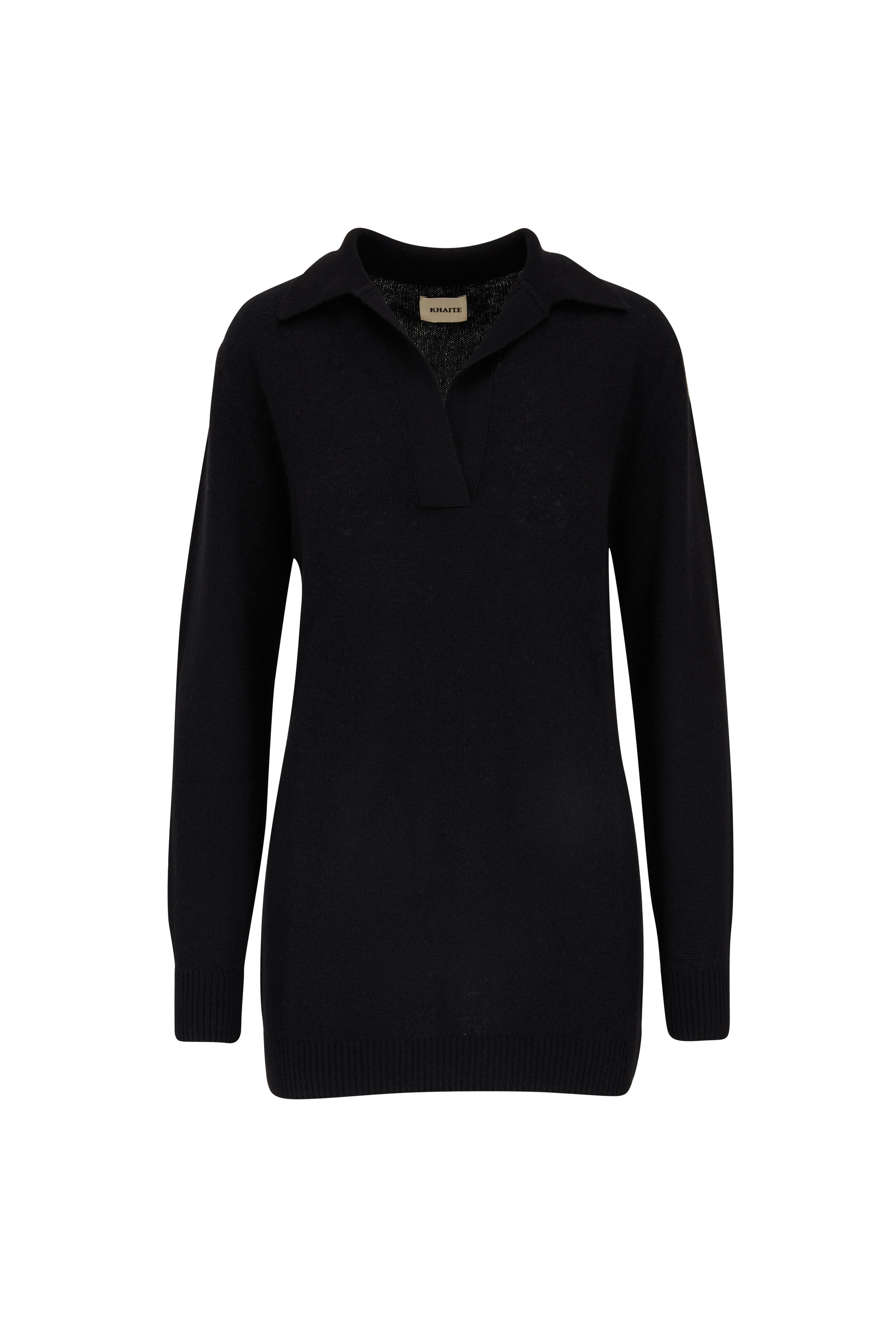 Khaite - Jo Oversized Black Cashmere Sweater