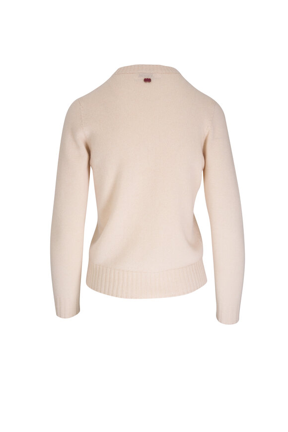 Agnona - Lipstick Chantilly Cashmere Sweater