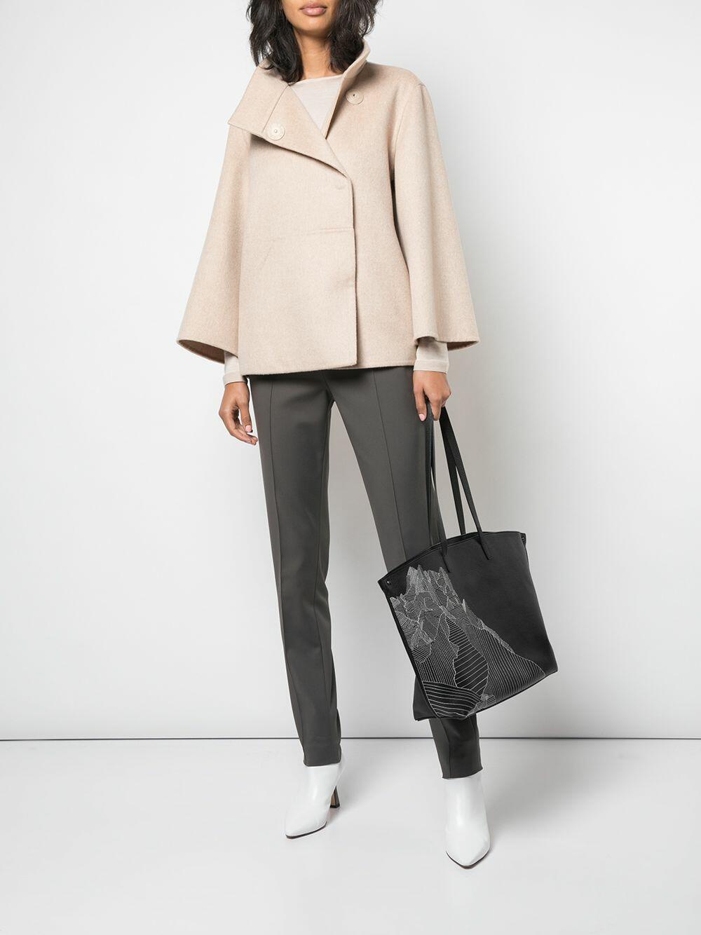 Akris - AI Black Leather Medium Shoulder Bag