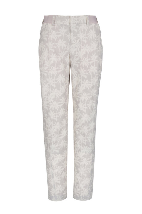 Bogner Tessi Beige Palm Print Golf Pant - view 1