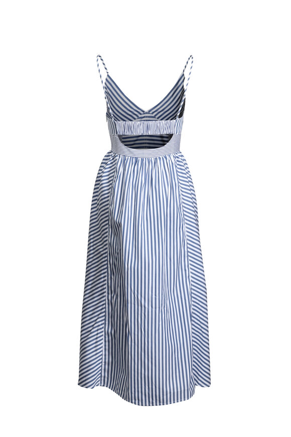 french blue midi dress Camille Dress