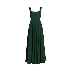 staud wells dress green Staud Wells Maxi Dress | Cypress - Green