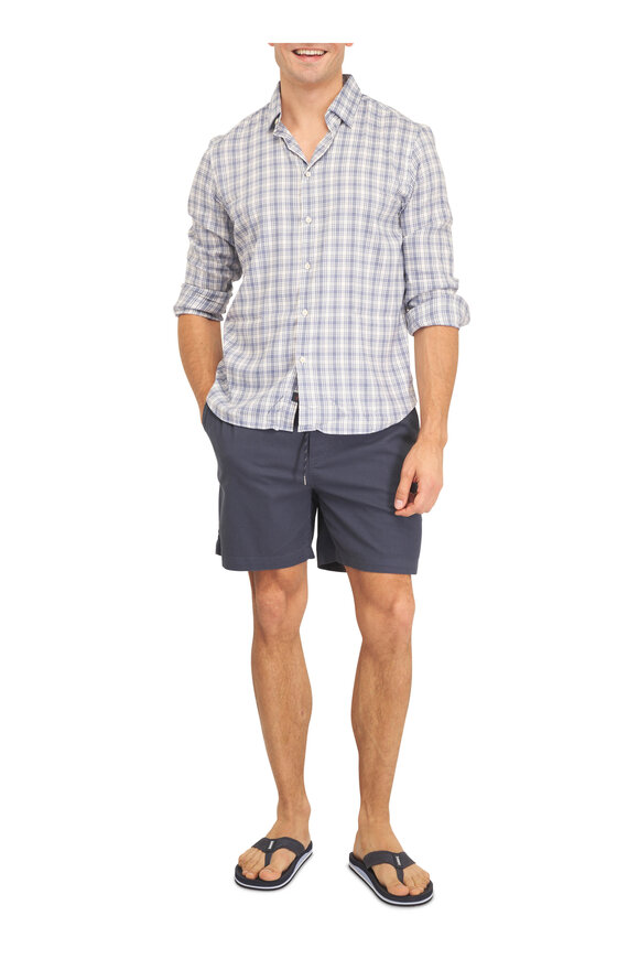 Faherty Brand Movement™ Light Blue Plaid Sport Shirt - view 2