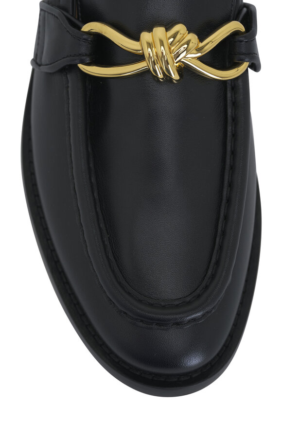 Bottega Veneta - Astaire Black Leather Loafer