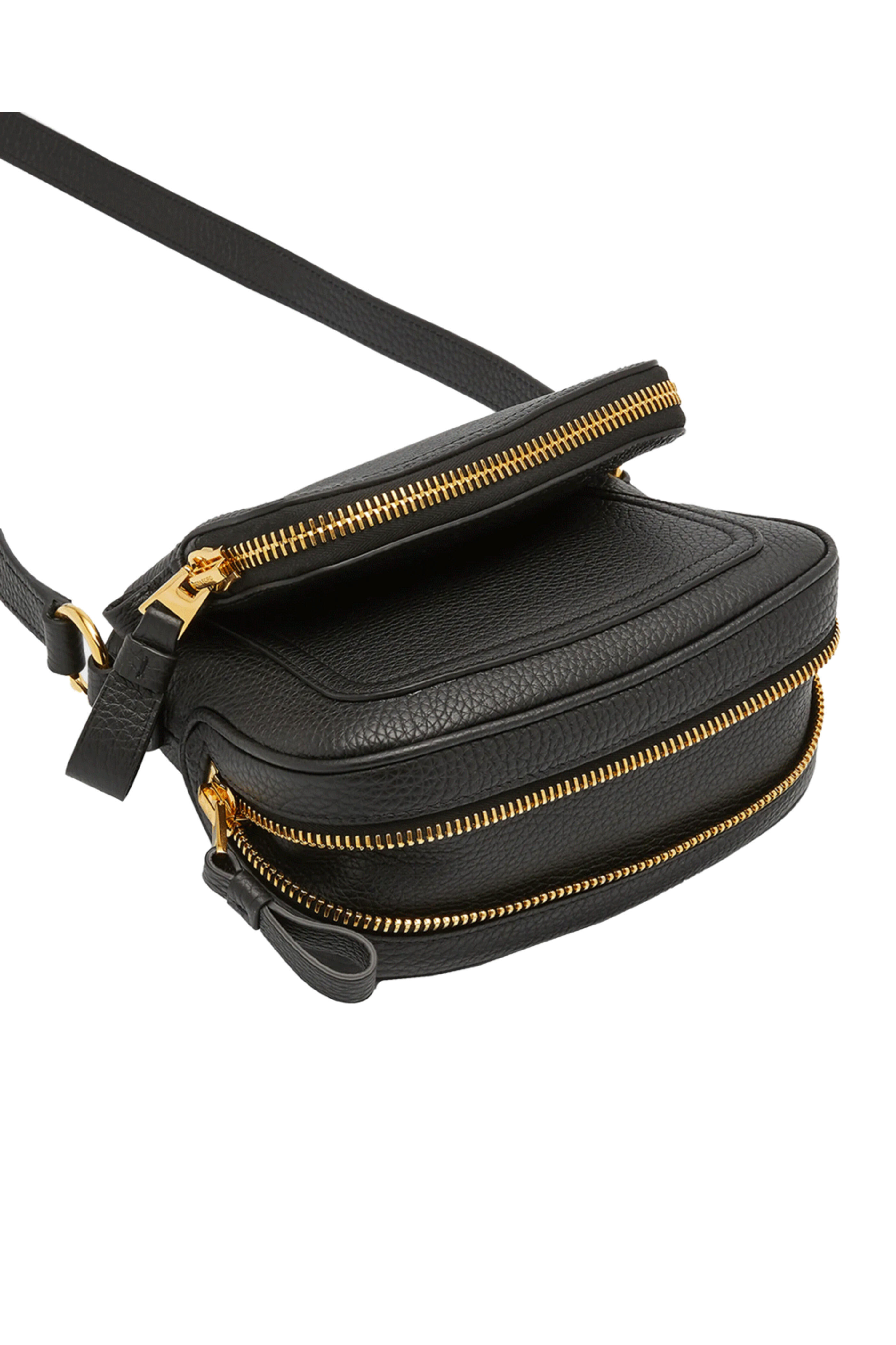 Tom Ford - Jennifer Mini Grain Crossbody Bag in Black