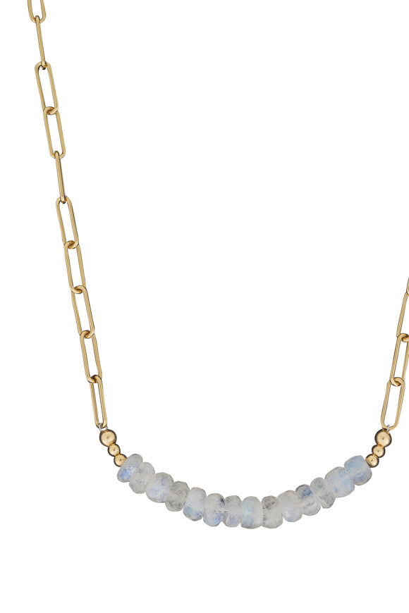 Cristina V. Rainbow Moonstone Travel Necklace - view 2