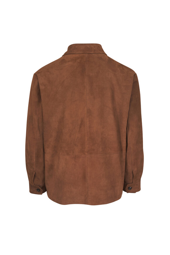 Kiton Brown Suede Jacket - view 3