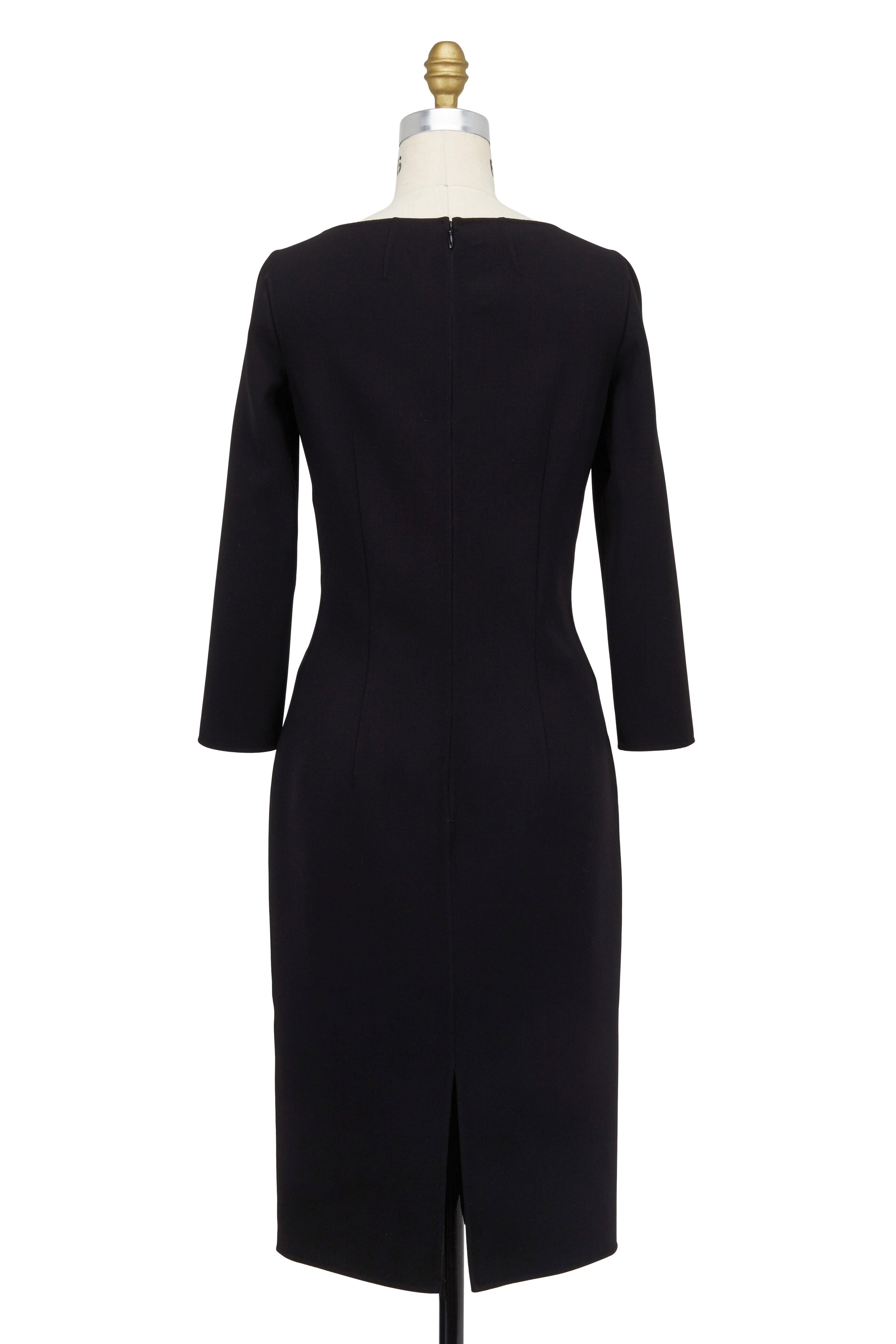 Michael Kors Collection - Black Double Faced Stretch Wool