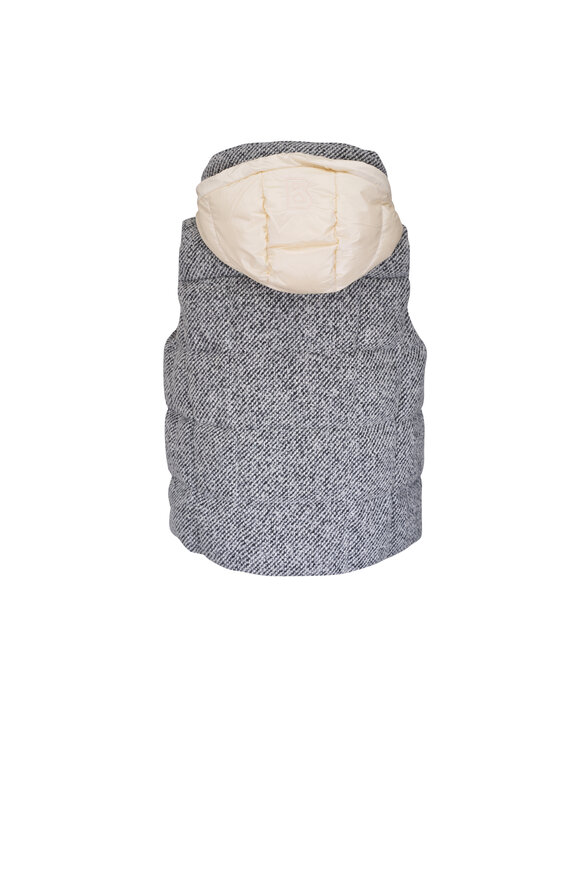 Bogner Falka Black & Cream Down Vest - view 3