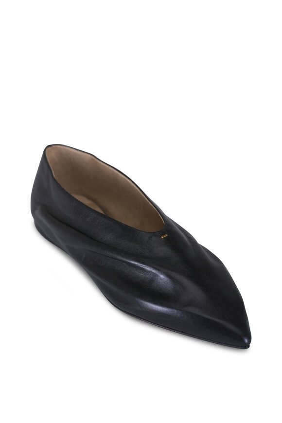 Khaite Miriam Black Ballerina Flat - view 1