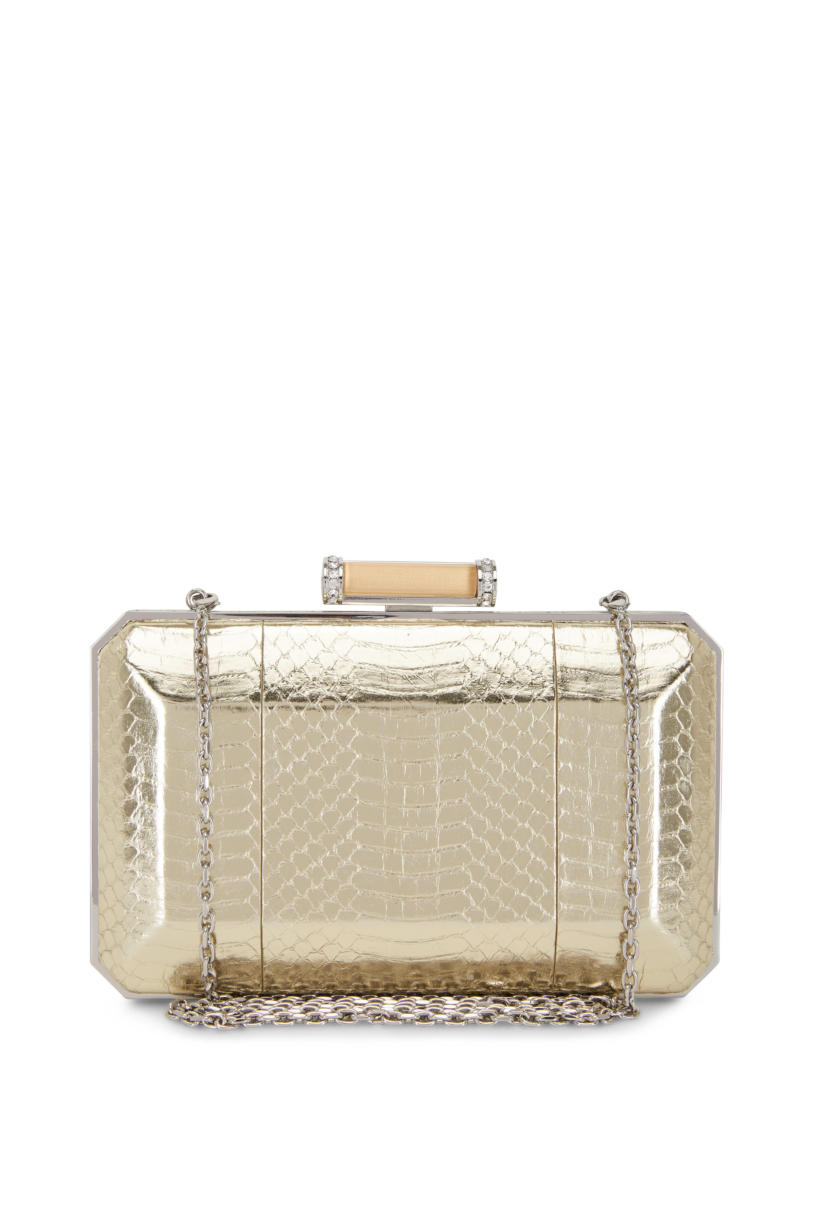 Judith Leiber Couture Women's Jet Full Bead Envelope Clutch | by Mitchell Stores