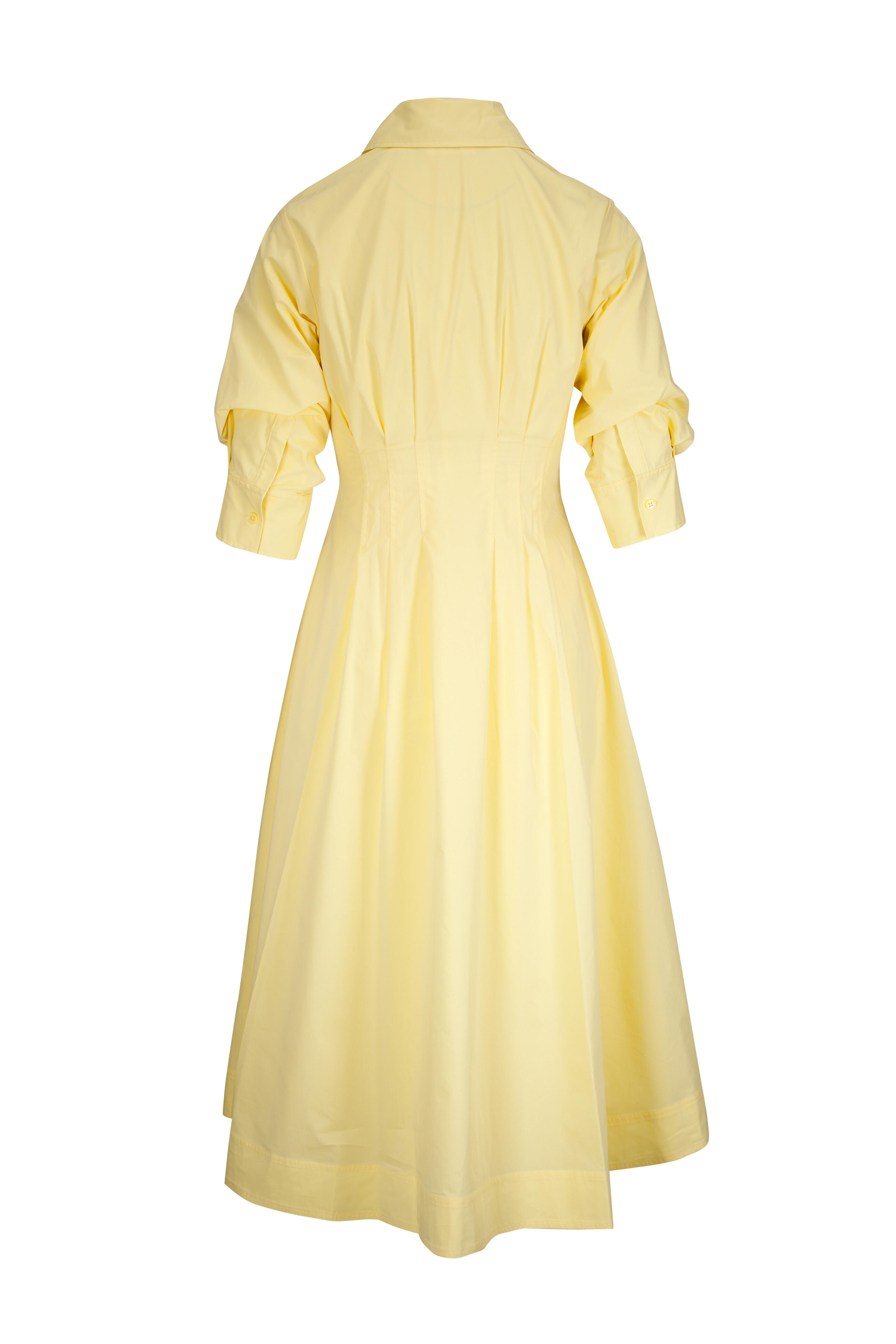 Simkhai - Jazz Buttercream Pintuck Midi Dress