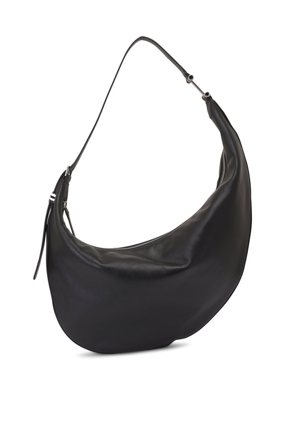 Valentino Garavani - Mini Quiltie 67 Black Hobo Leather