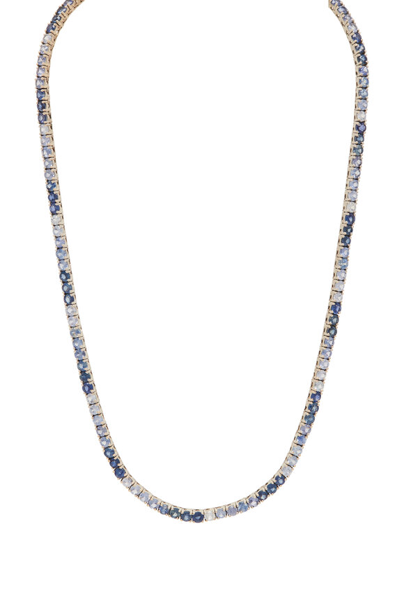 Cairo Blue Sapphire Ombré Necklace