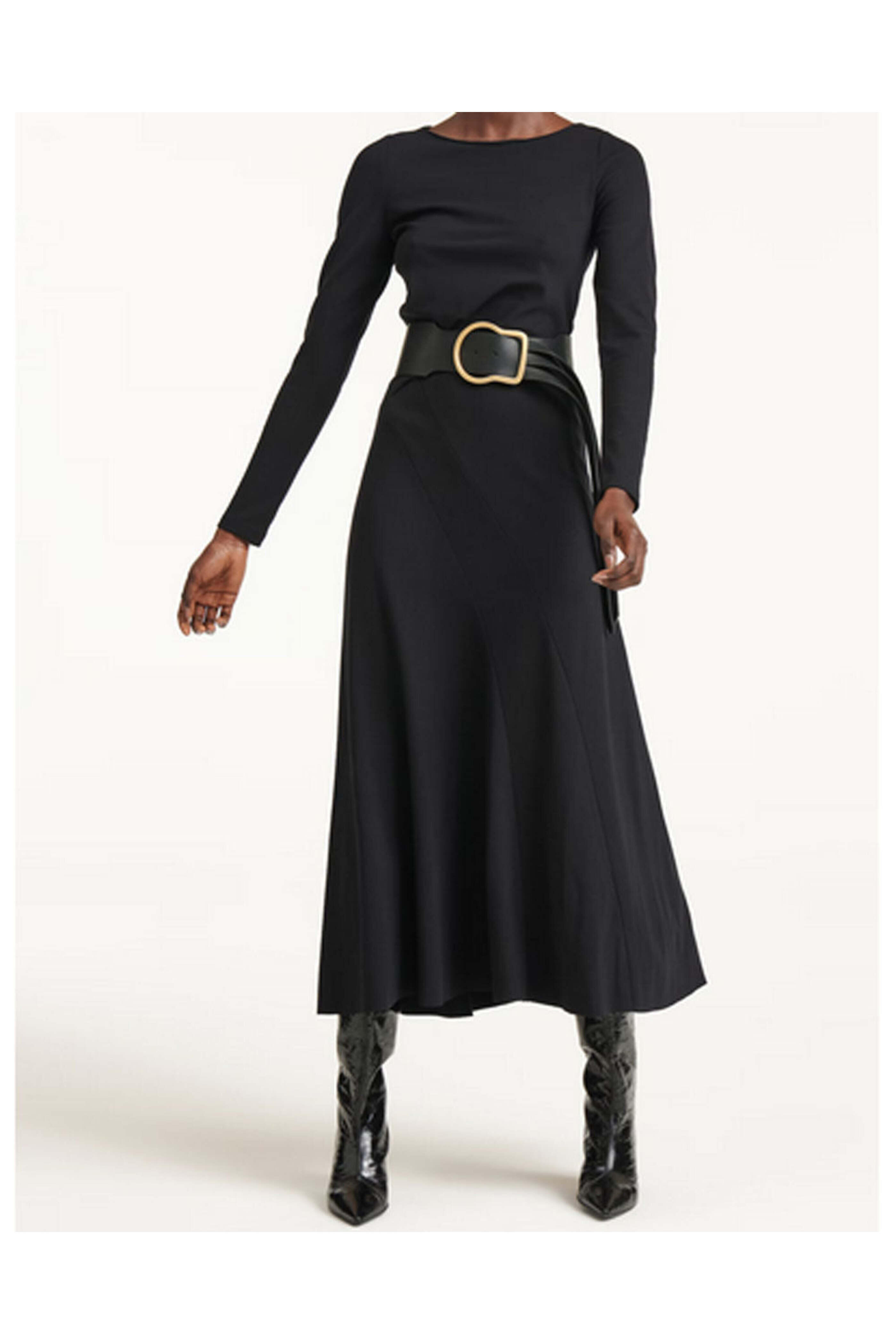 Dorothee Schumacher - Pure Black City Allure Midi Dress