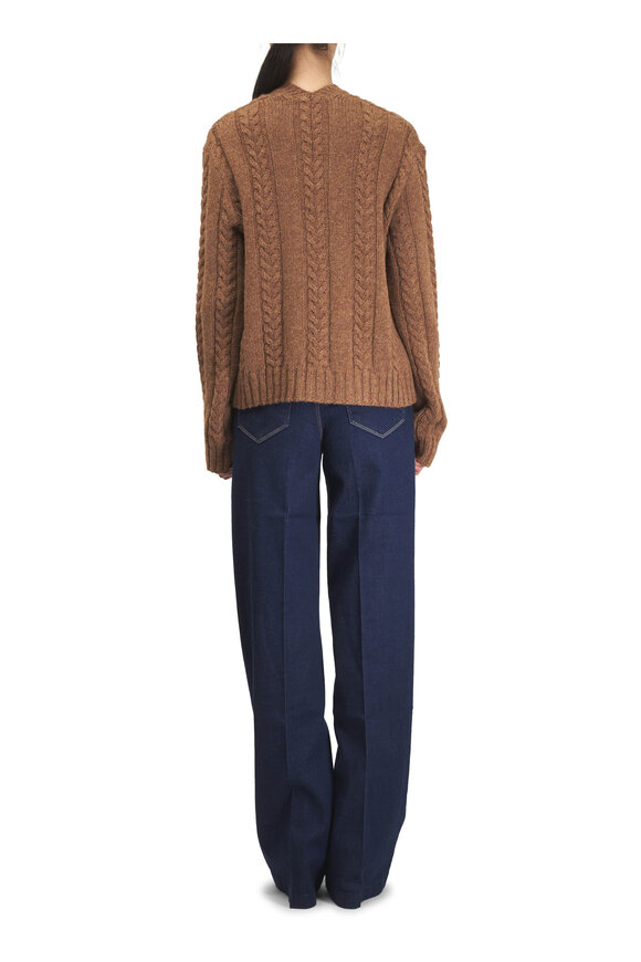 Loewe Brown Keyhole Sweater - view 4