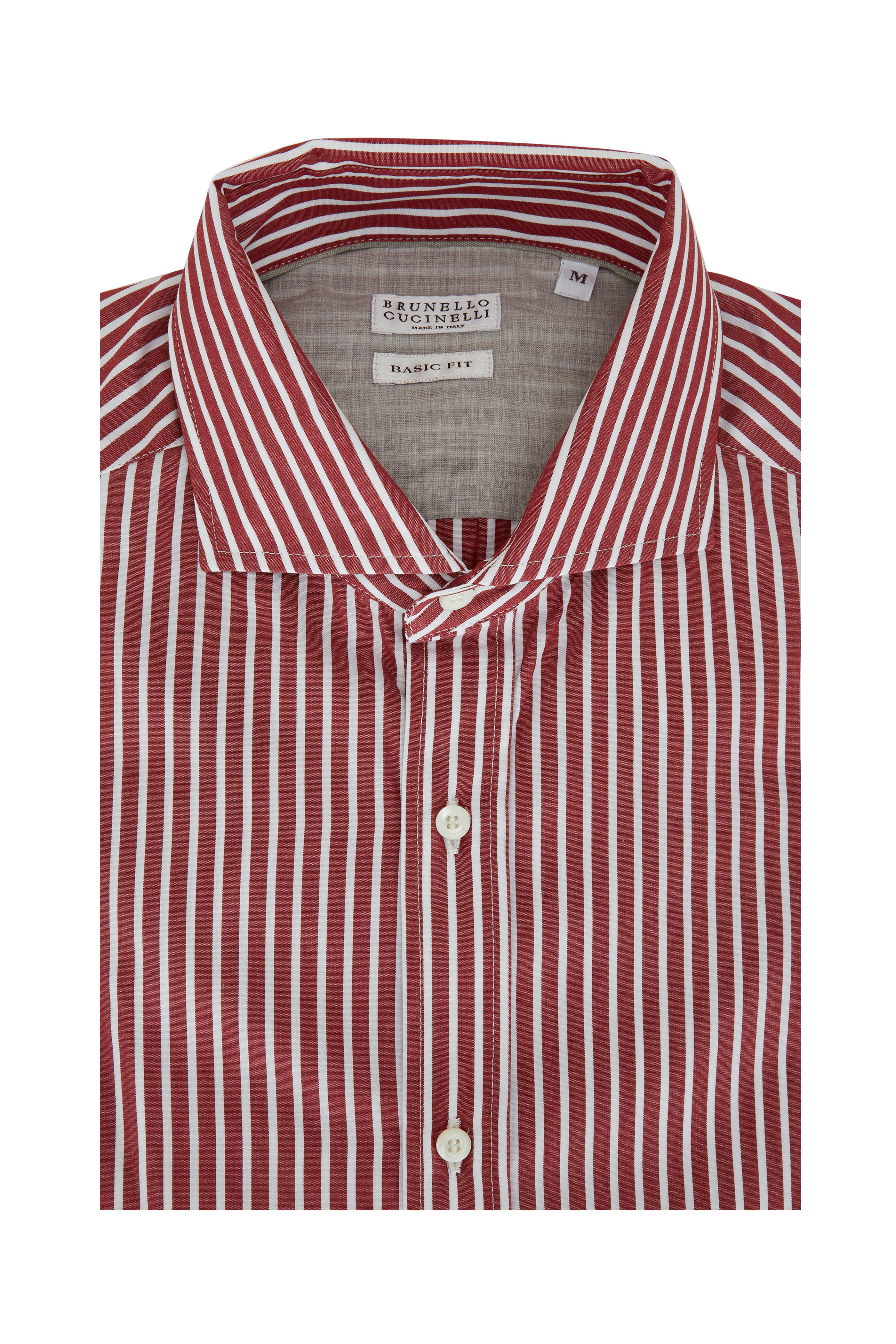 Tシャツ・カットソー BRUNELLO CUCINELLI Striped cotton t-shirt PANAMA/ROSSO BRUNELLO CUCINELLI | Tennis Stripe Cotton Jersey T-Shirt