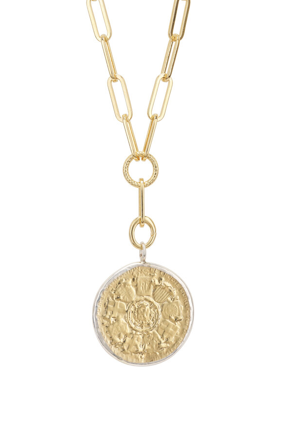 Cristina V. Paperclip Y Chain Pendant Necklace - view 3