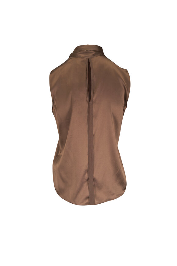 Dorothee Schumacher Sense Of Shine Porcini Satin Blouse - view 2