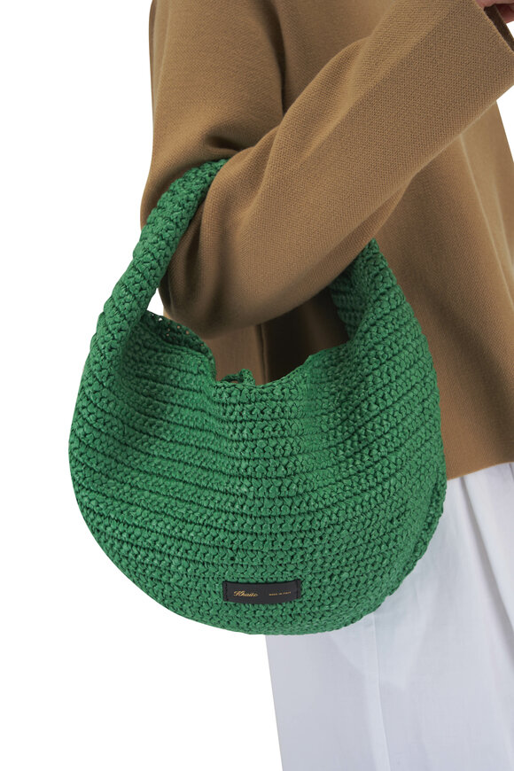 Khaite - Medium Olivia Forest Green Hobo Bag 
