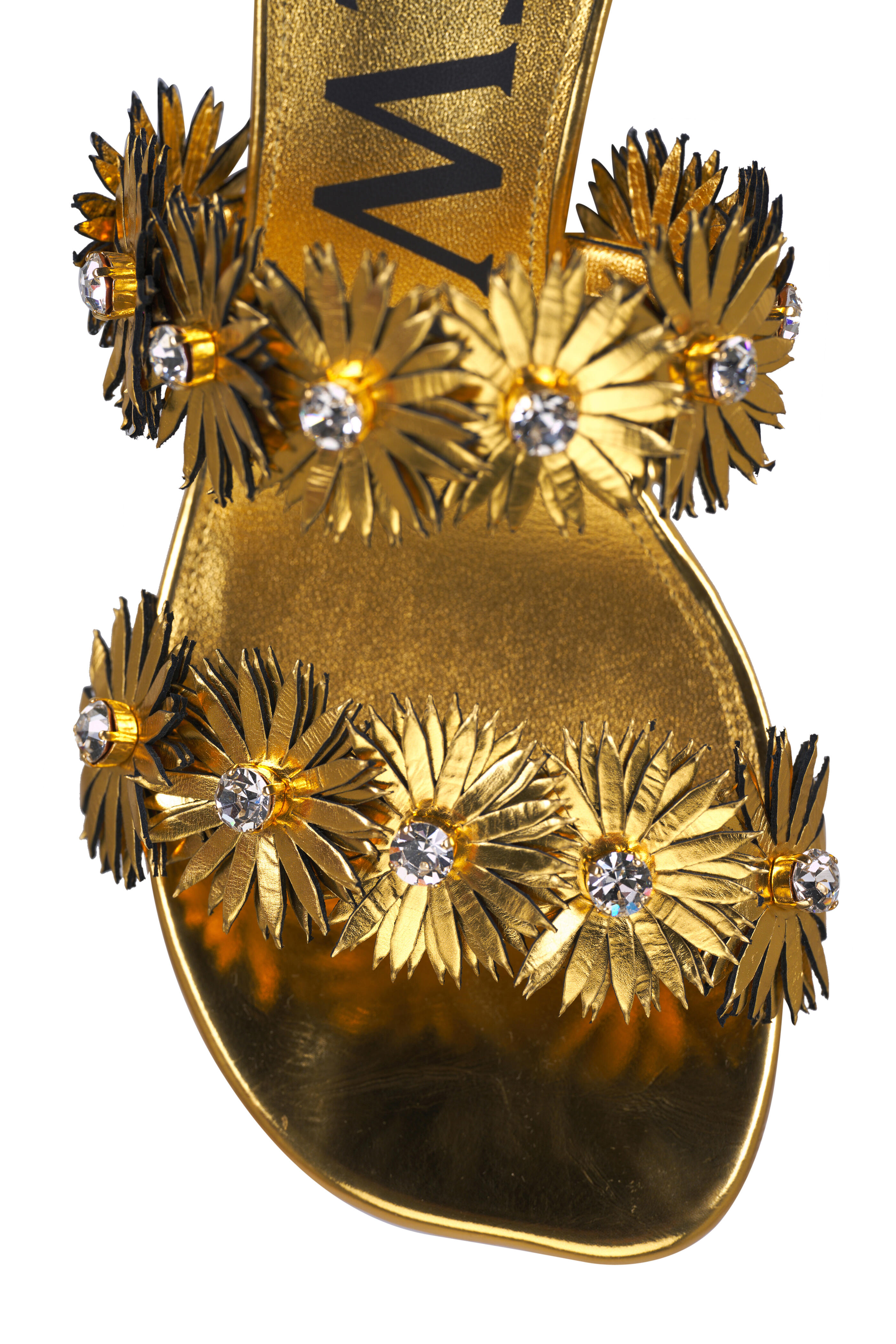 Loewe - Gold Petal Double Strap Sandal, 45mm