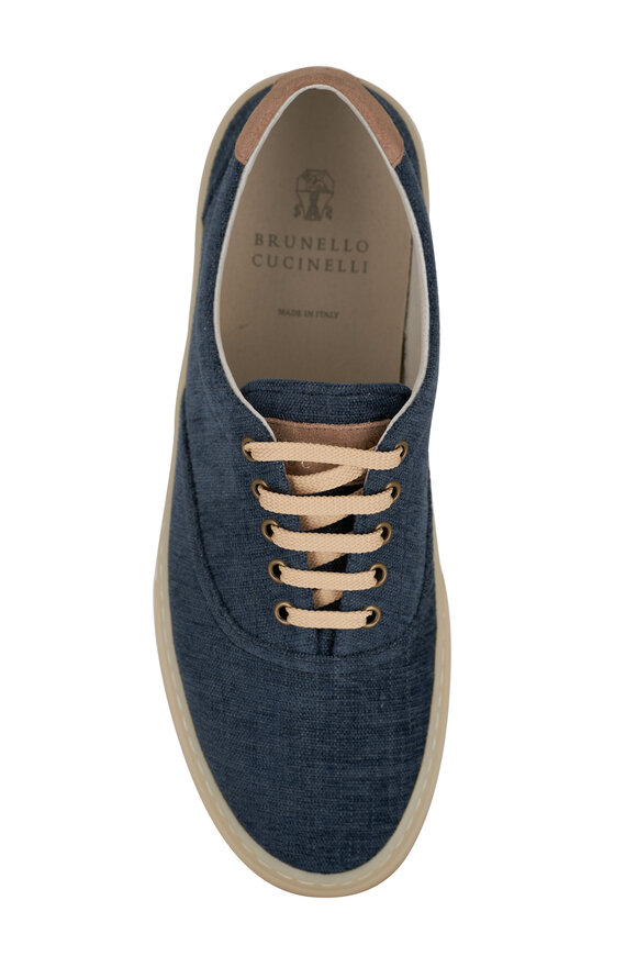 Brunello Cucinelli - Denim Canvas Sneakers 