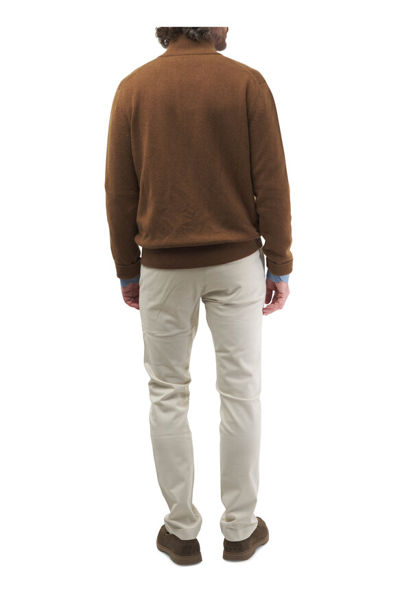 Brioni - Brown Cashmere Cardigan