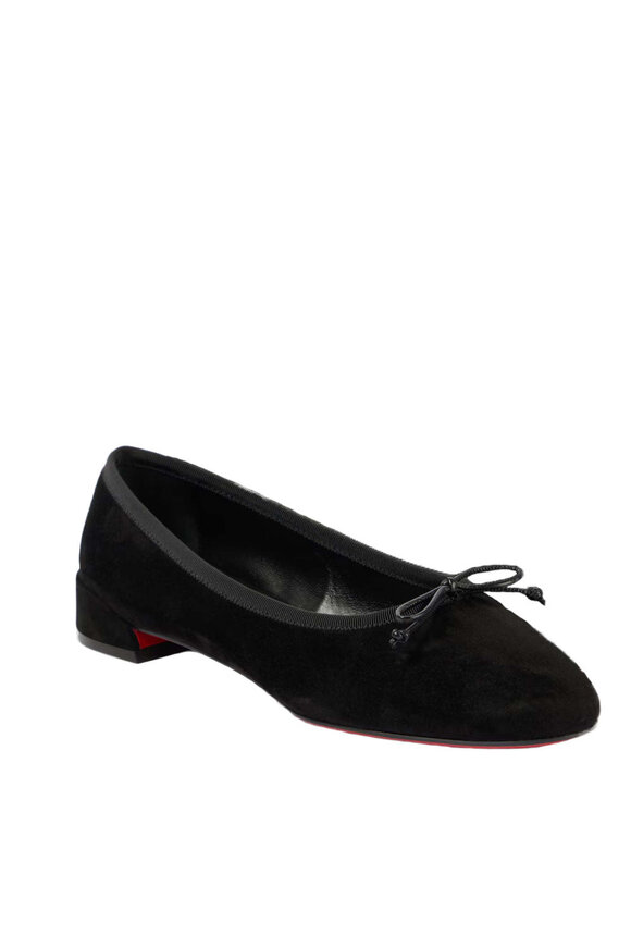 Valentino Garavani - Rockstud Fuchsia Leather Ballet Flats