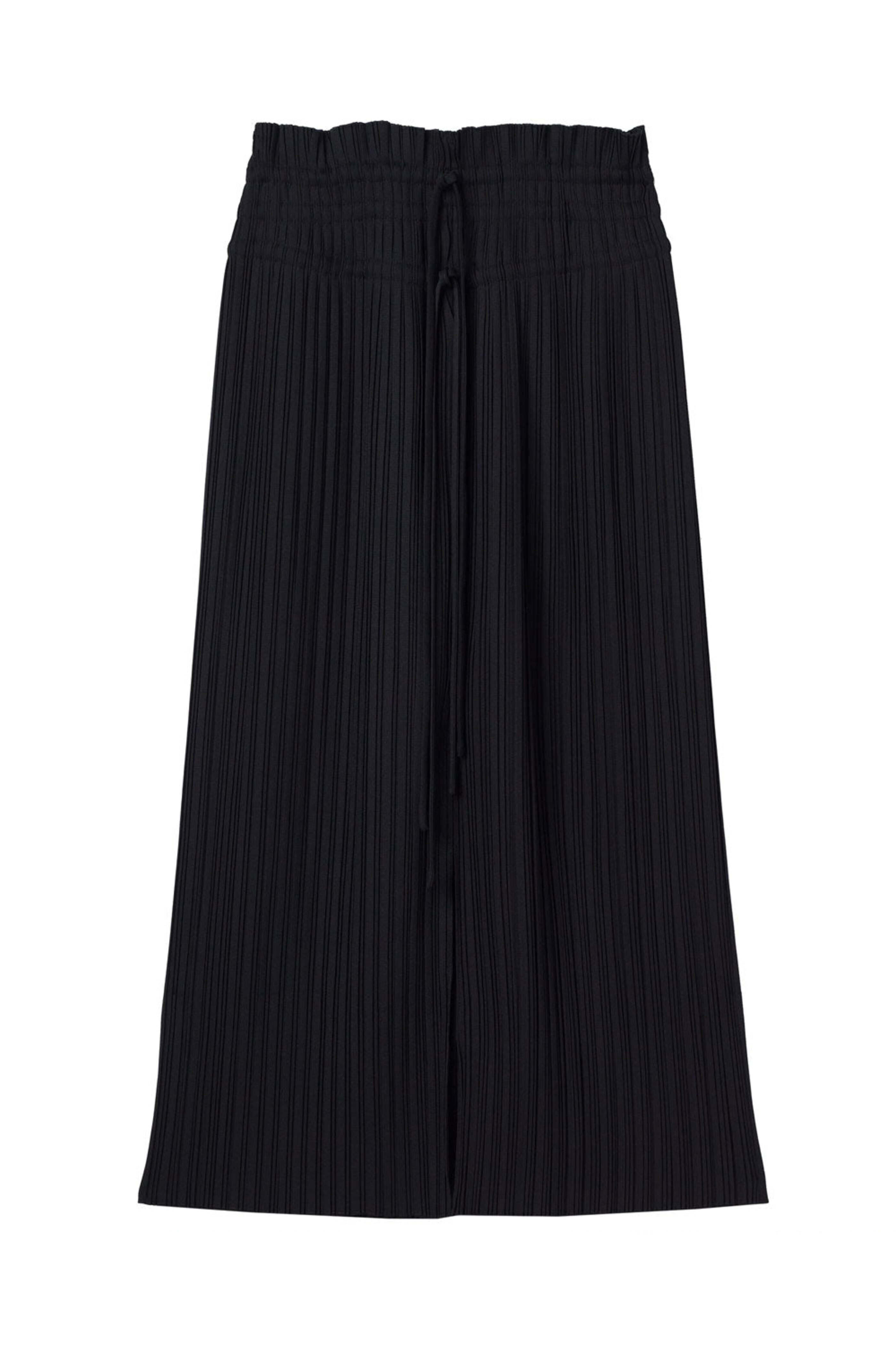A.L.C. - Black Pleated Stella Midi Skirt