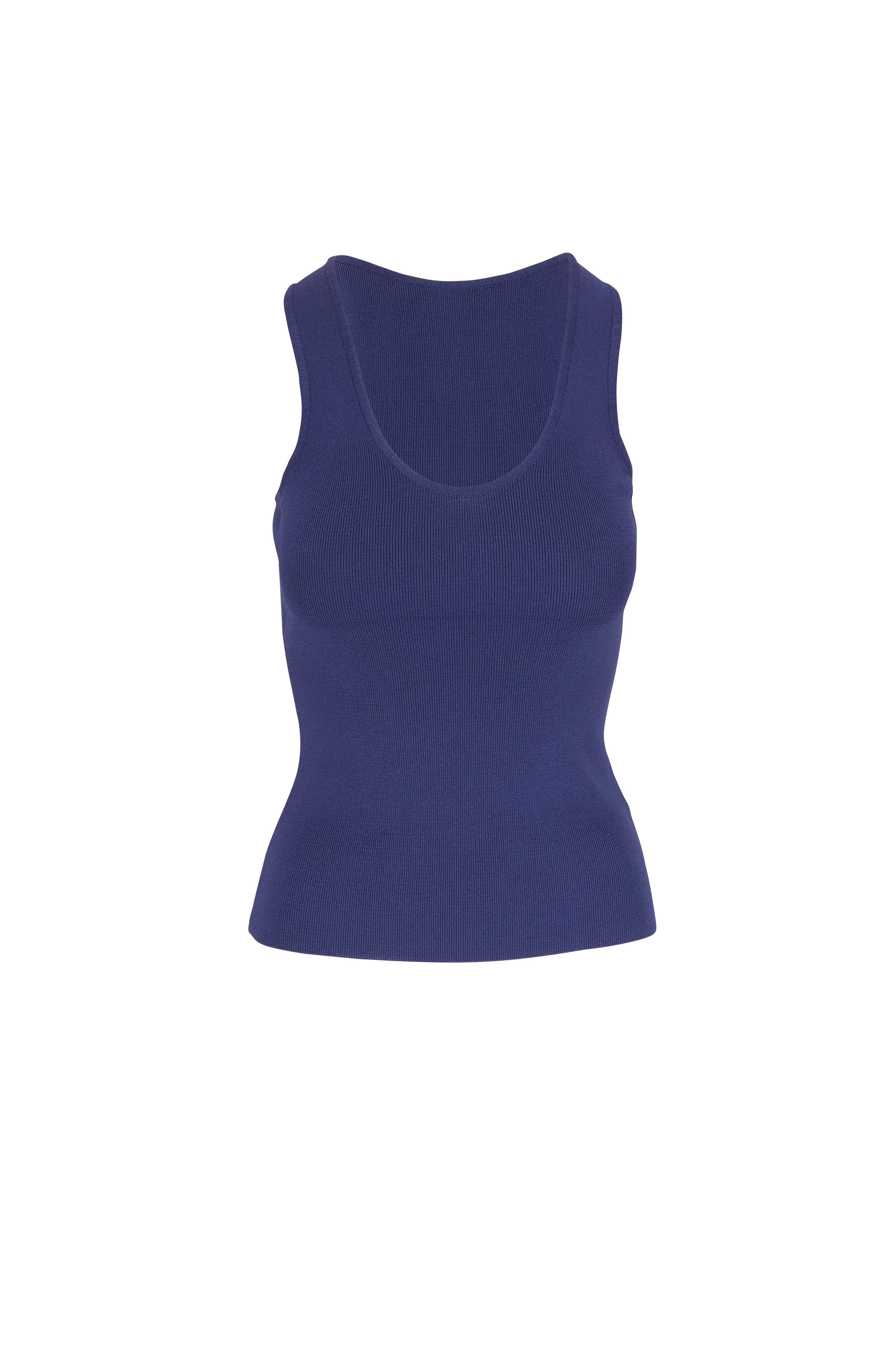 Scanlan Theodore - Royal Crepe Knit Singlet Top | Mitchell Stores