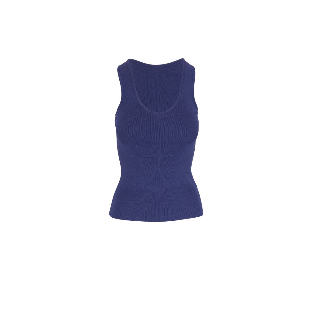 Scanlan Theodore - Royal Crepe Knit Singlet Top | Mitchell Stores