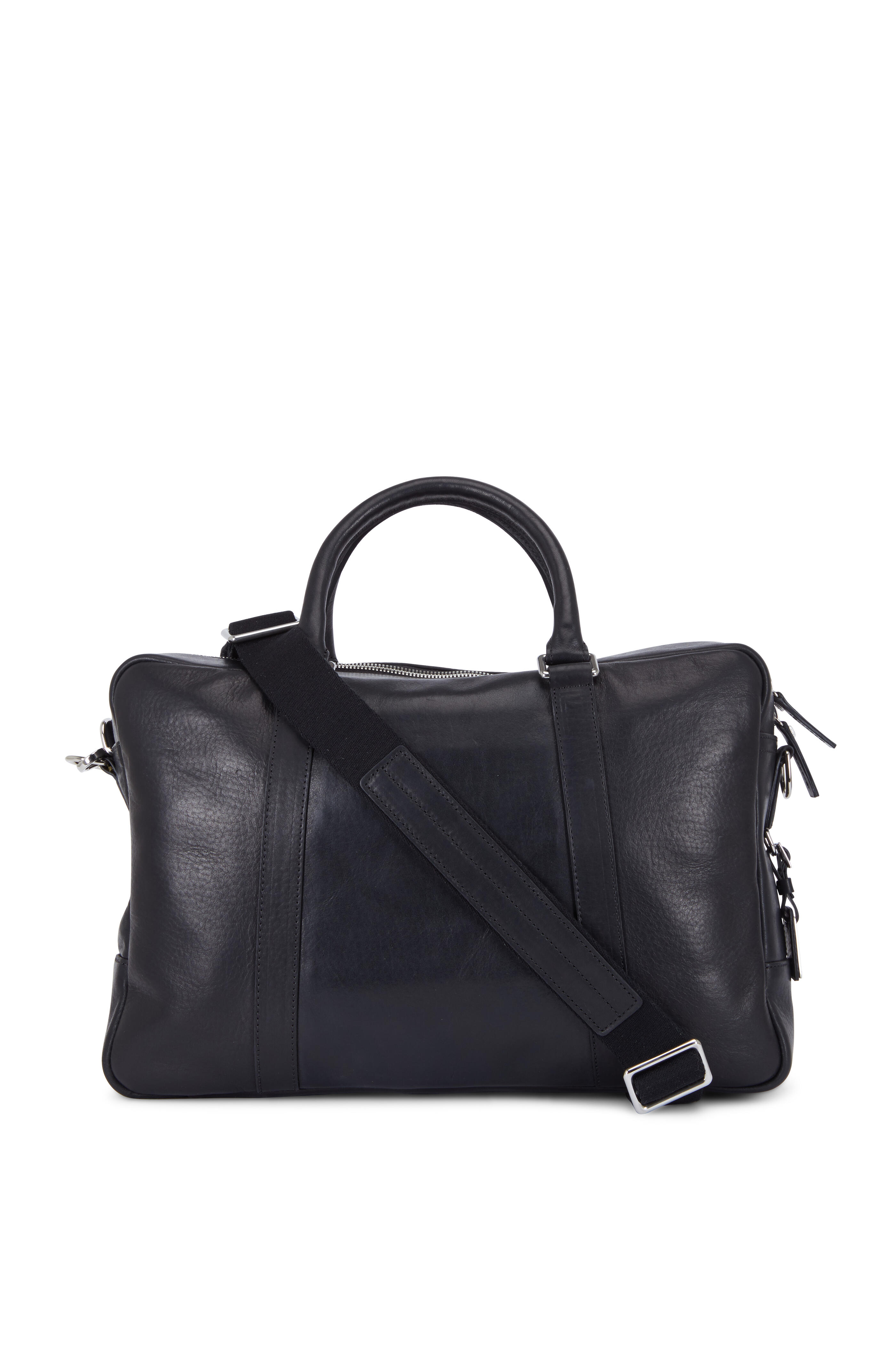 Shinola - Black Leather Slim Briefcase