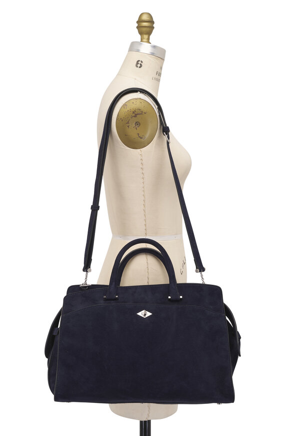 Métier Private Eye Midnight Suede Bag - view 9