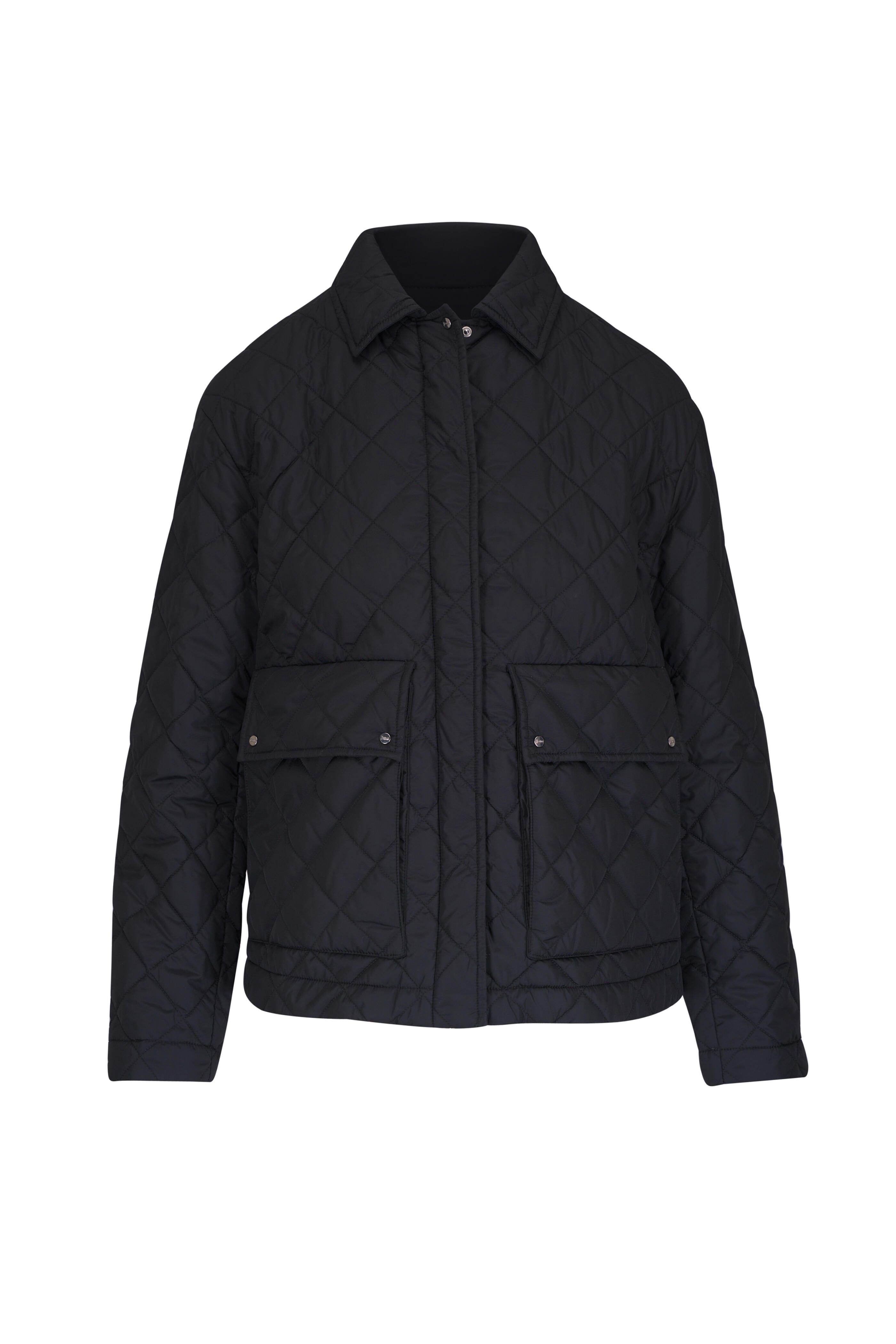 Herno - Black Quilted Chore Jacket