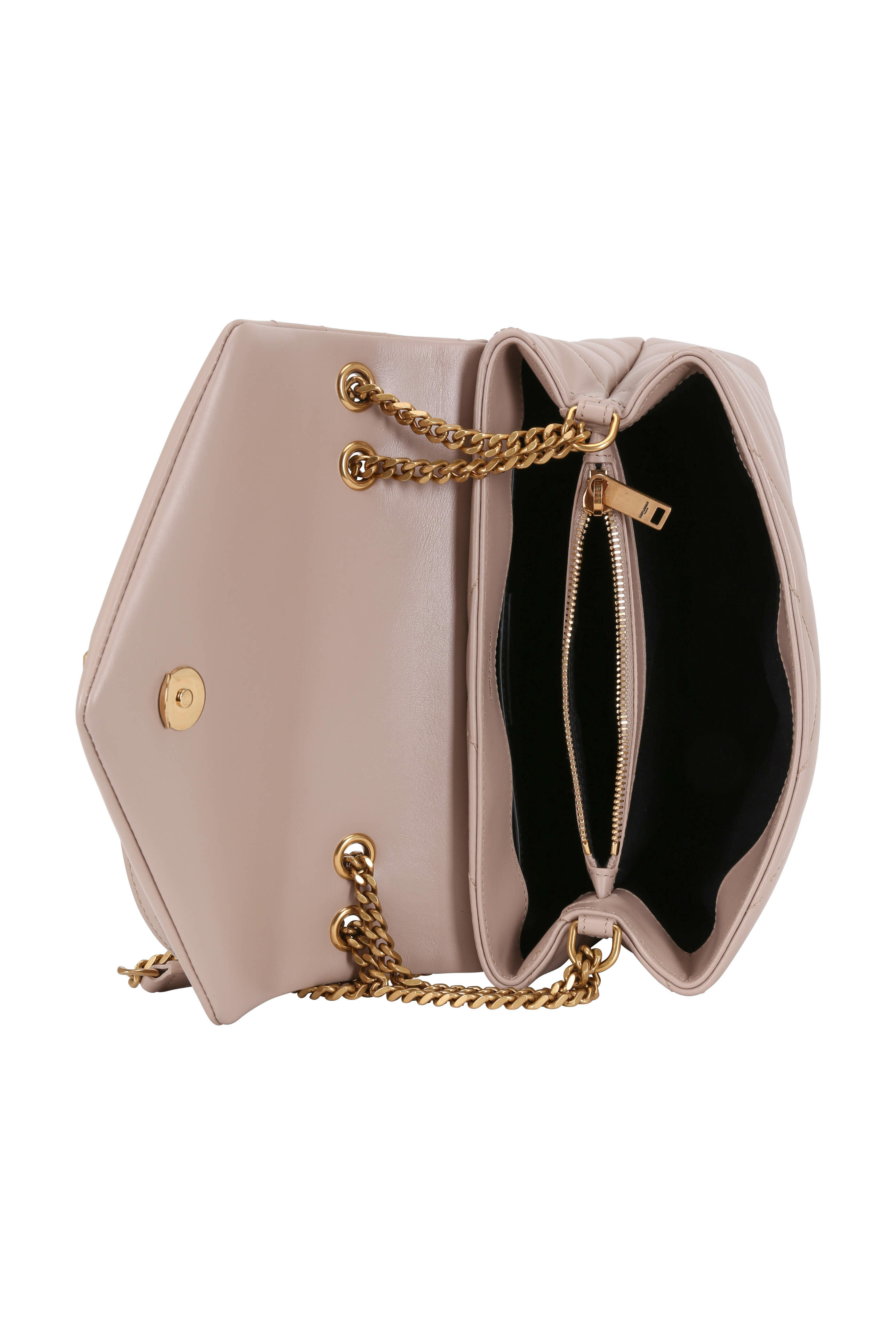 Saint Laurent - Loulou Natural Quilted Leather Convertible Bag