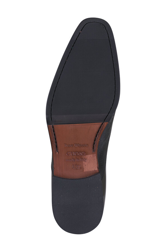 Ron White Elvan Black Leather Loafer - view 4