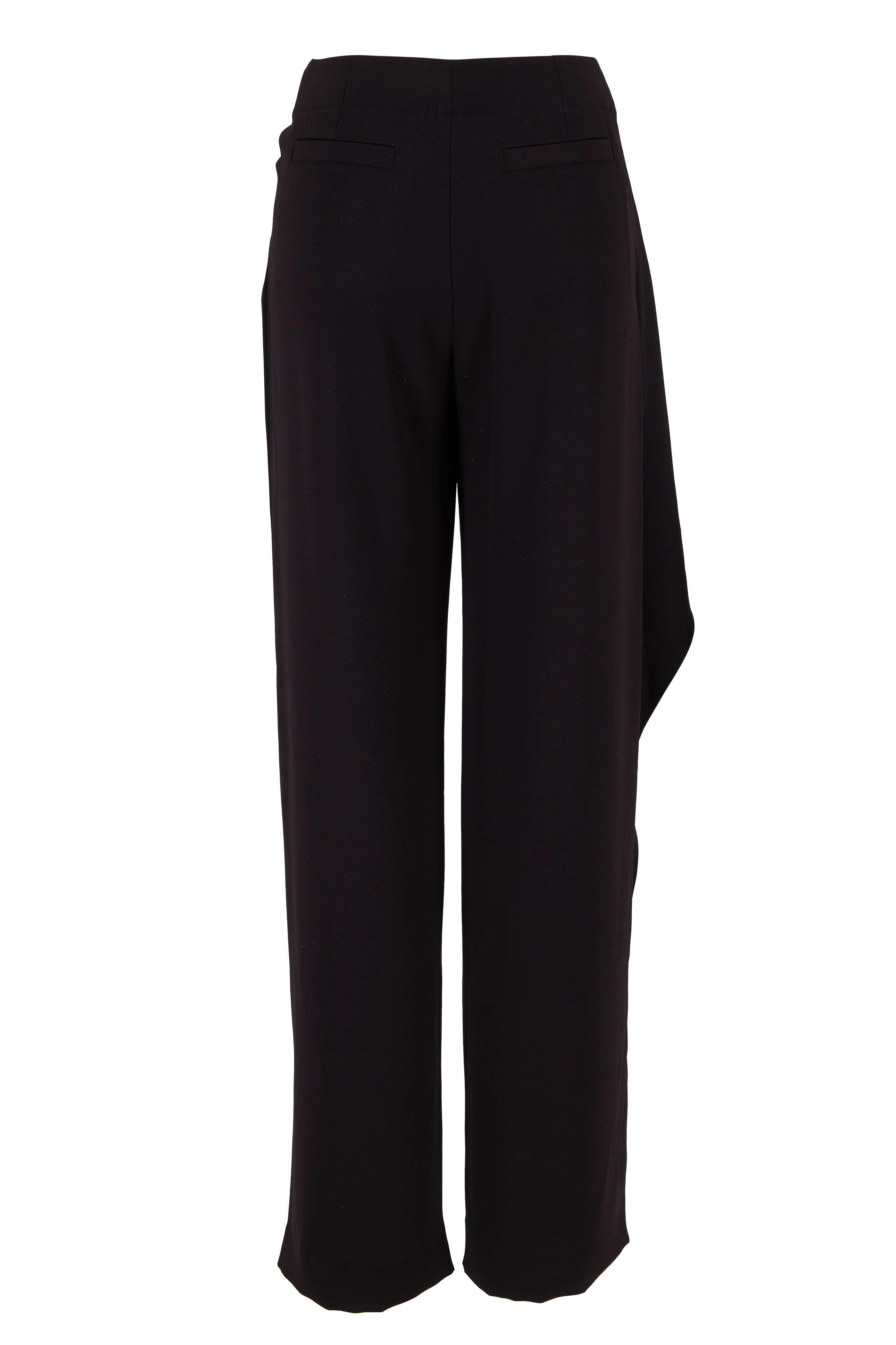 Chloé - Black Cady Self-Tie Pant