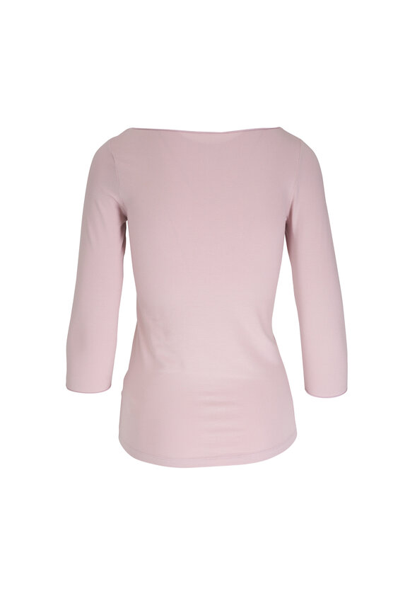 Majestic - Rose Soft Touch Boatneck T-Shirt 