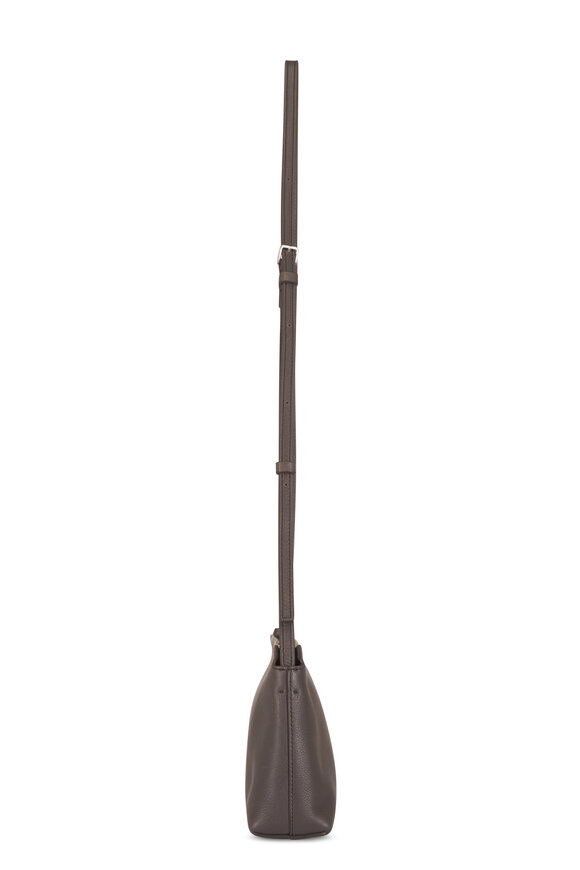 The Row Rene Taupe Ans Leather Crossbody - view 3