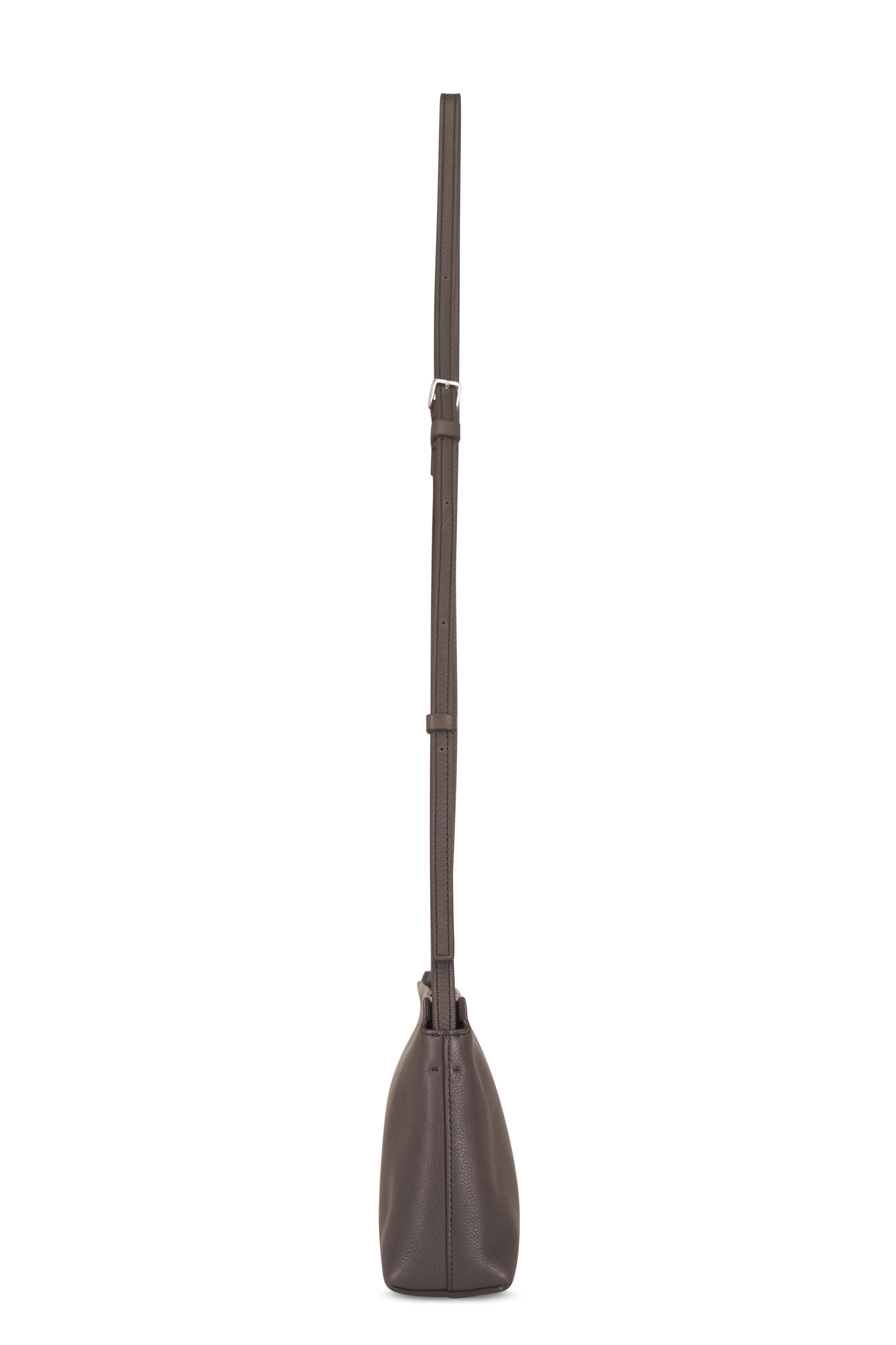 The Row - Rene Taupe Ans Leather Crossbody - view 3
