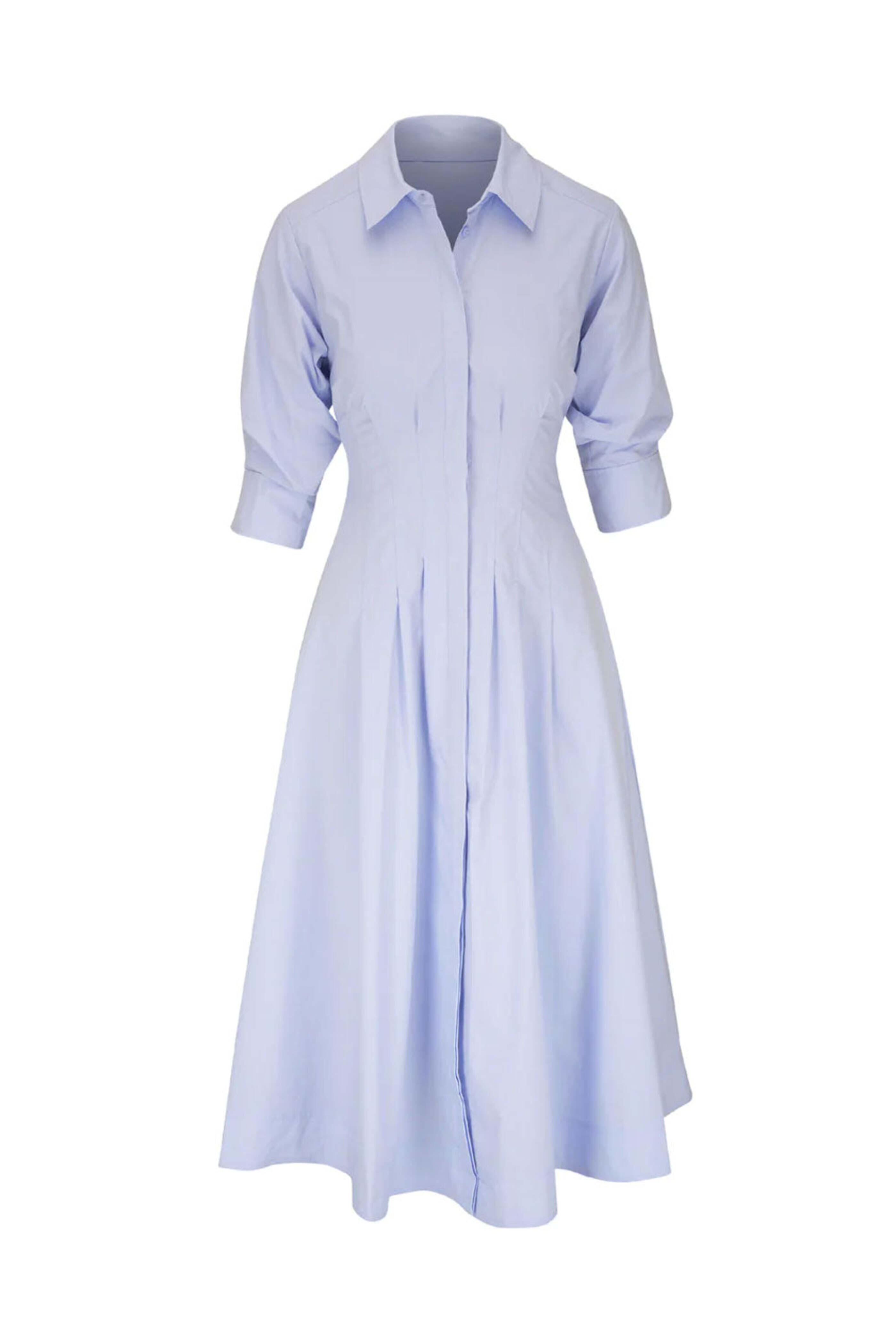 Simkhai - Blue Haze Jazz Pintuck Midi Dress