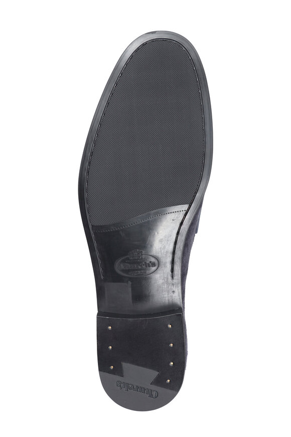 Church's Milton Soft Navy Suede Penny Loafer - view 4