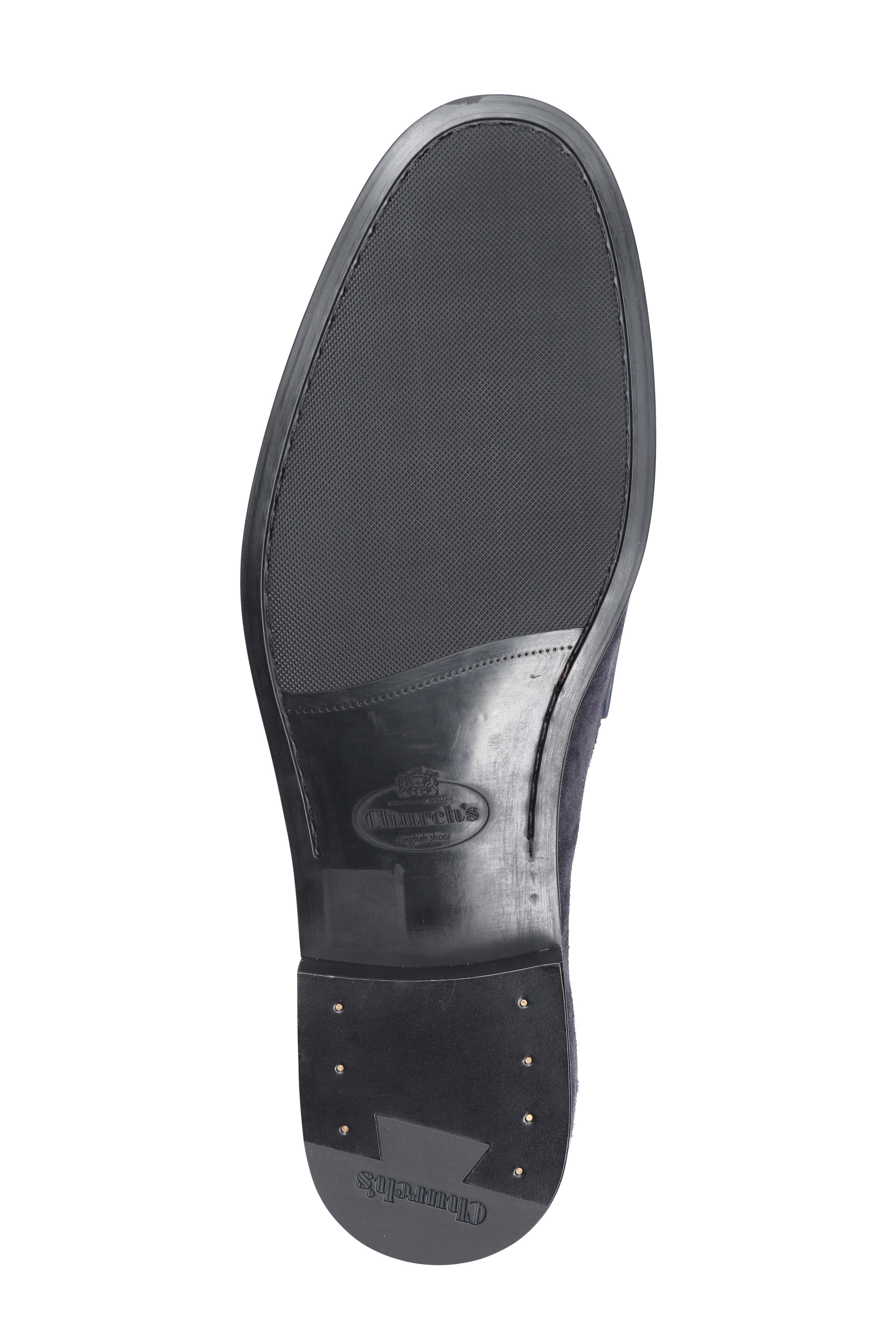 Church's - Milton Soft Navy Suede Penny Loafer