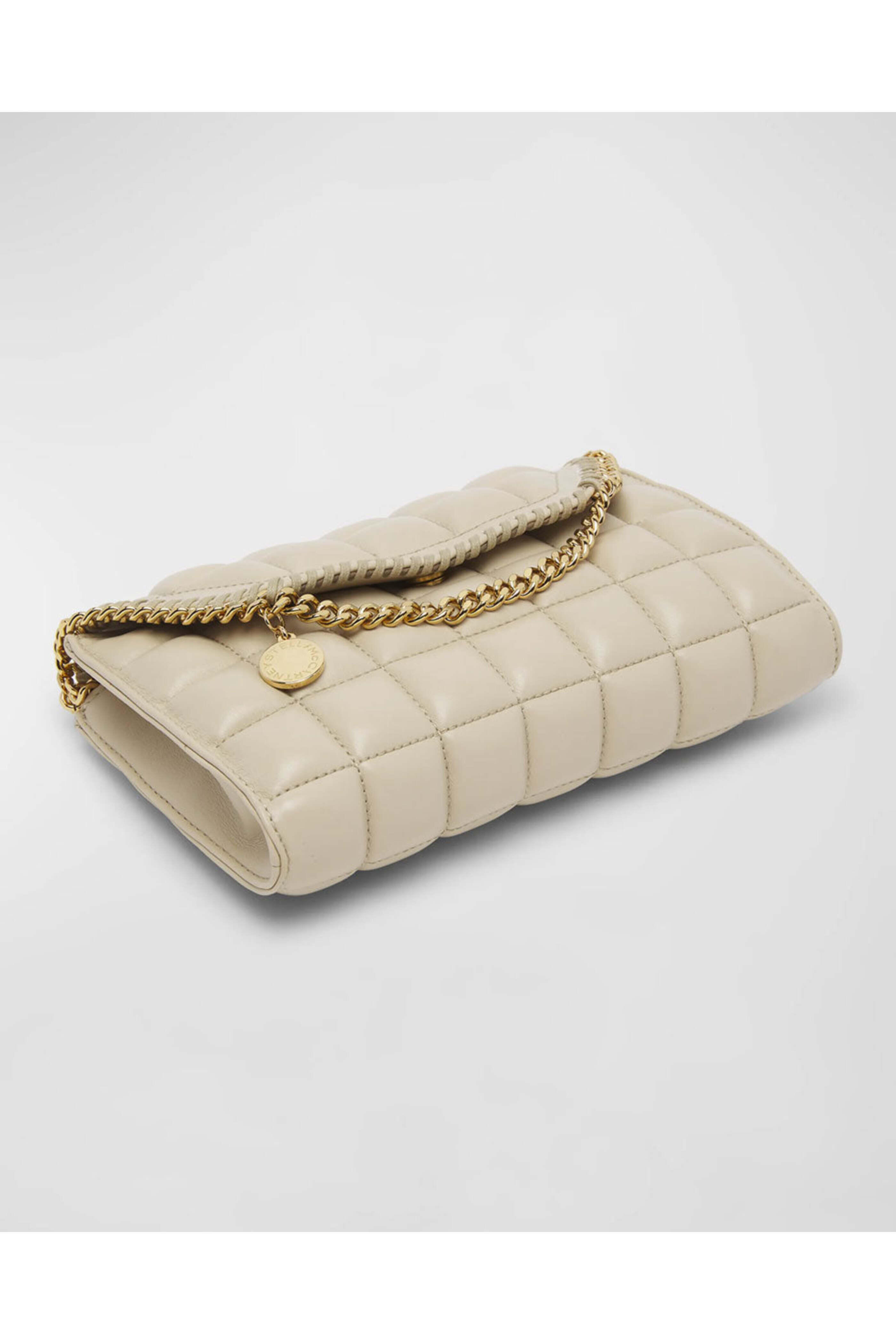 Stella McCartney - Mini Eco Alter Mat Crossbody Bag in Semolina