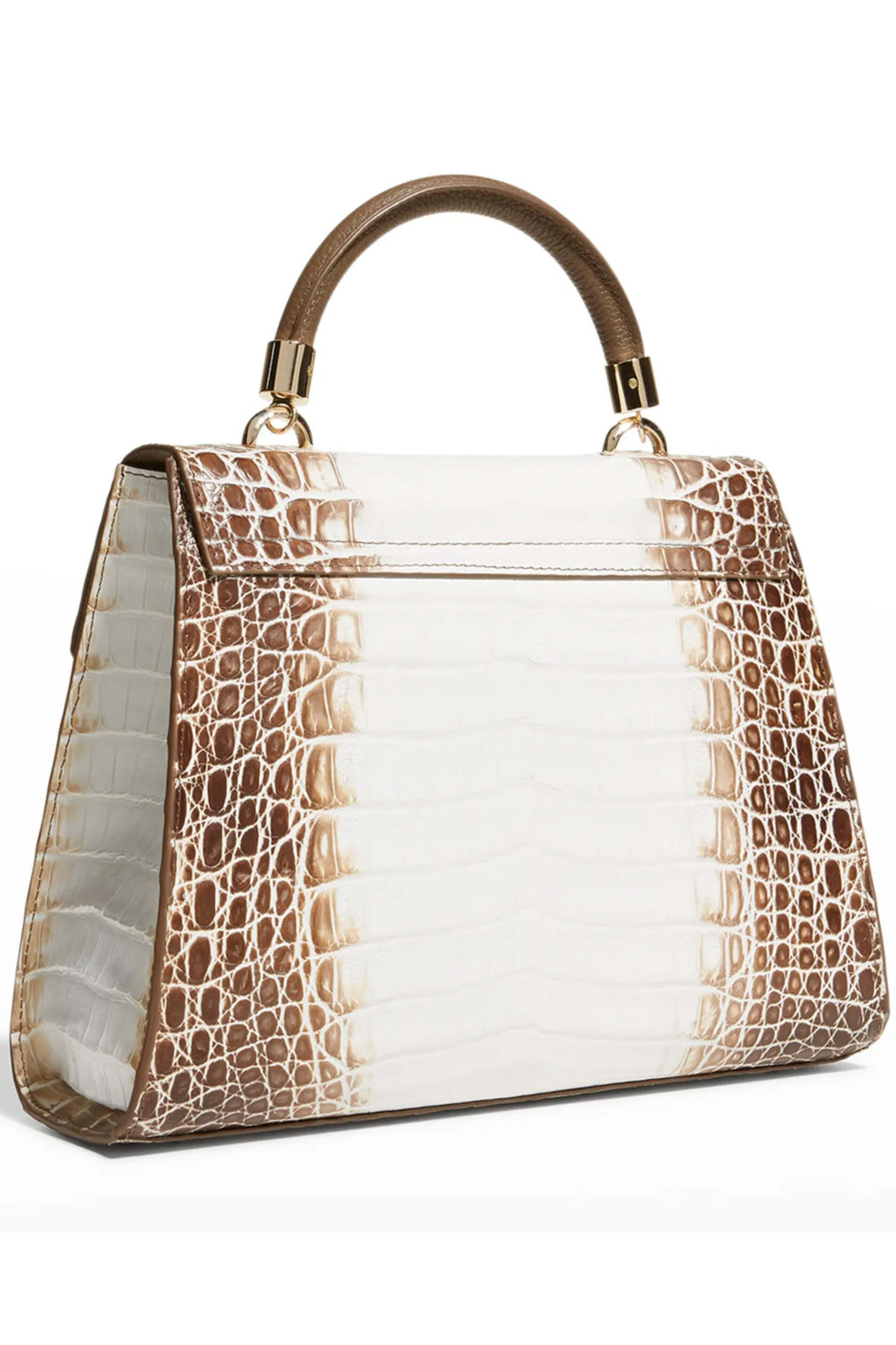 Maria Oliver - Michelle Top Handle Bag in Natural