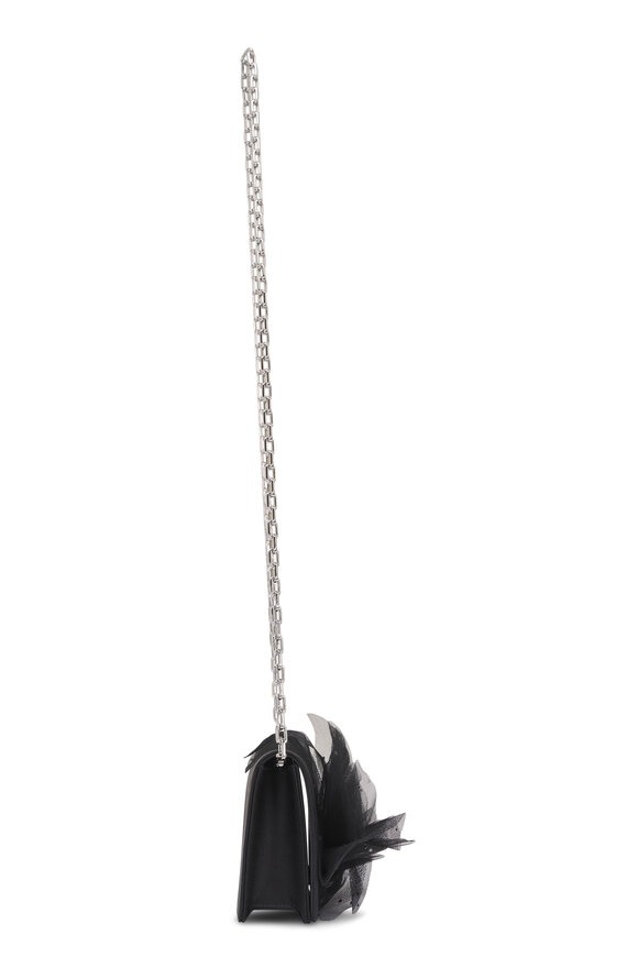 Christian Louboutin Bettina Black Tulle Clutch - view 3