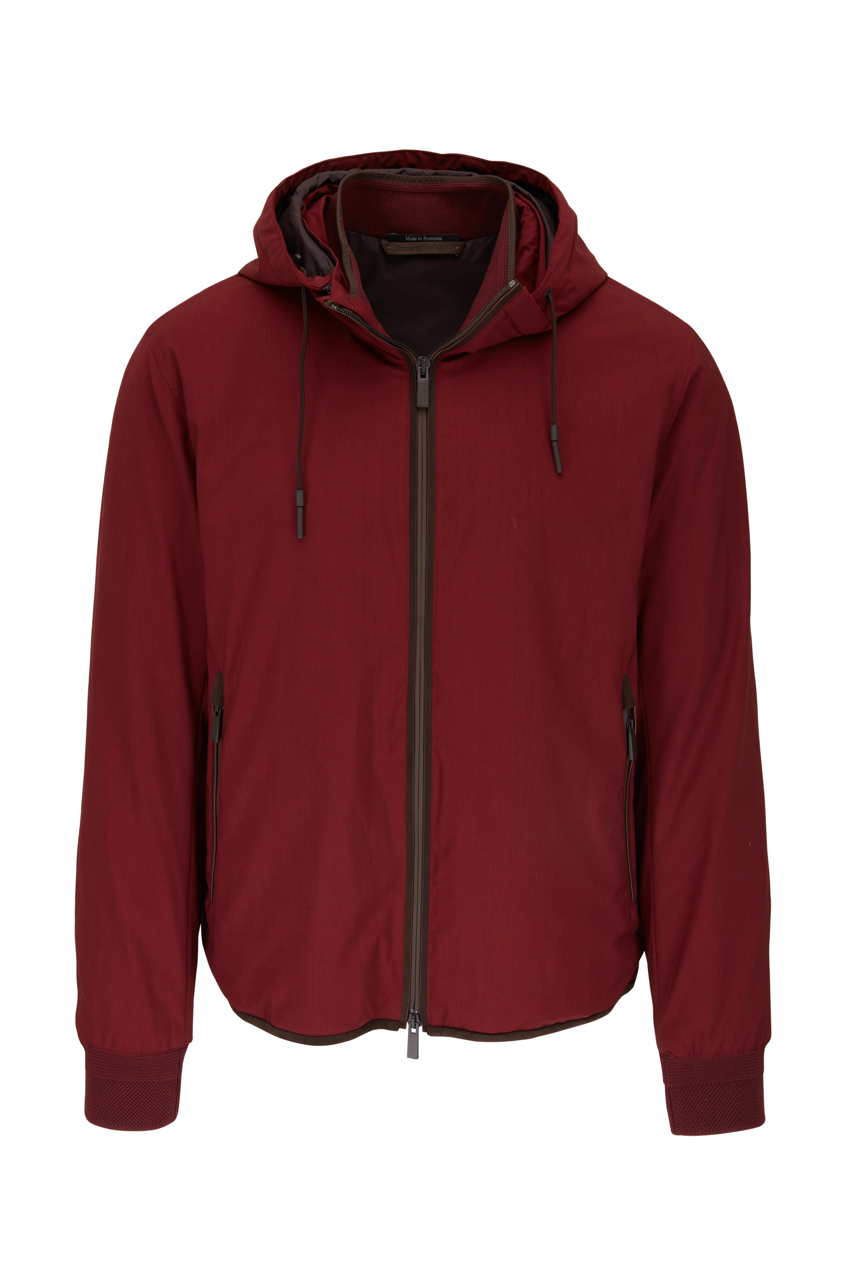 Zegna - Red Trofeo Wool Bomber Jacket