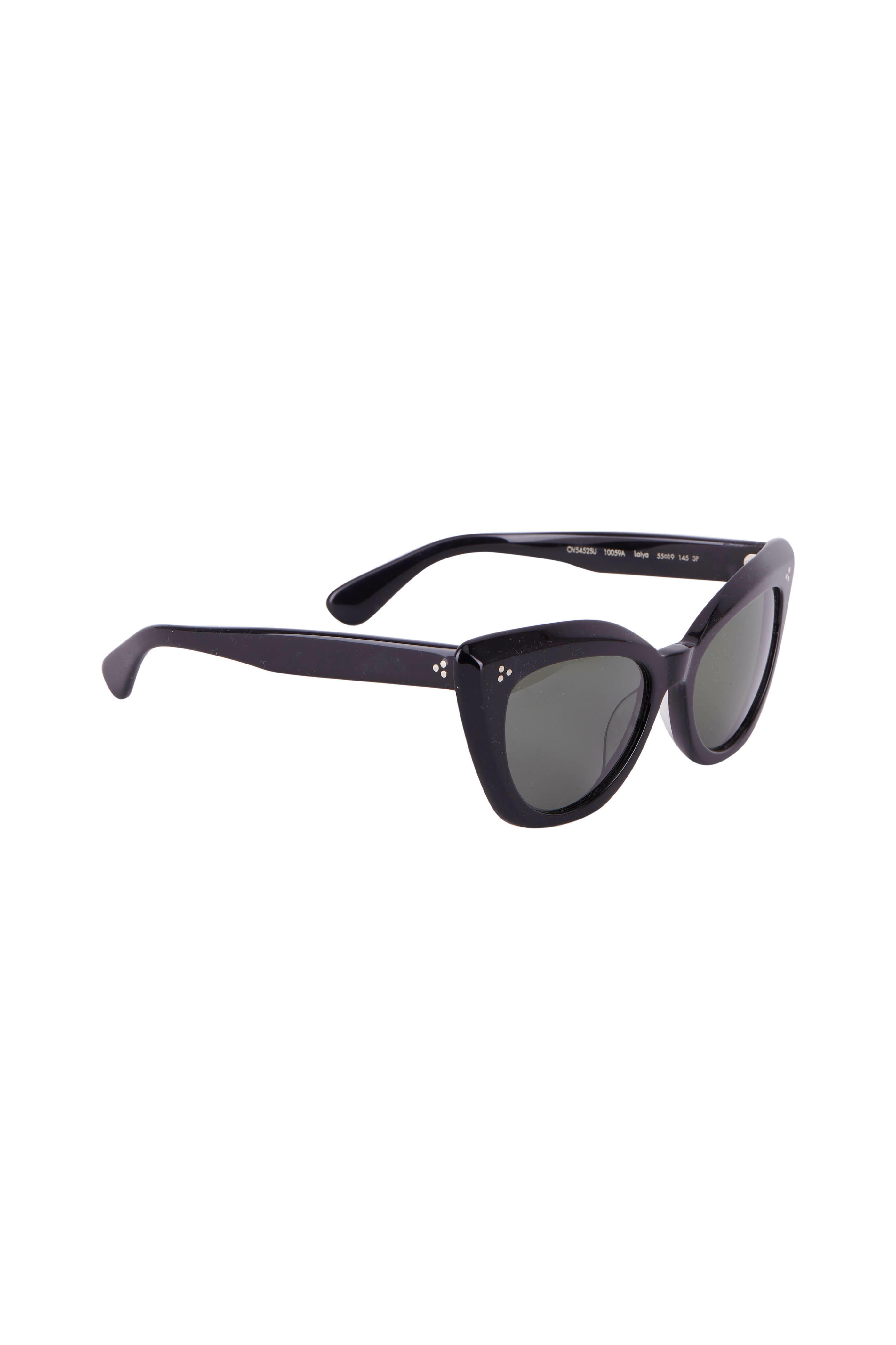 Oliver Peoples - Laiya Black Polarized Sunglasses