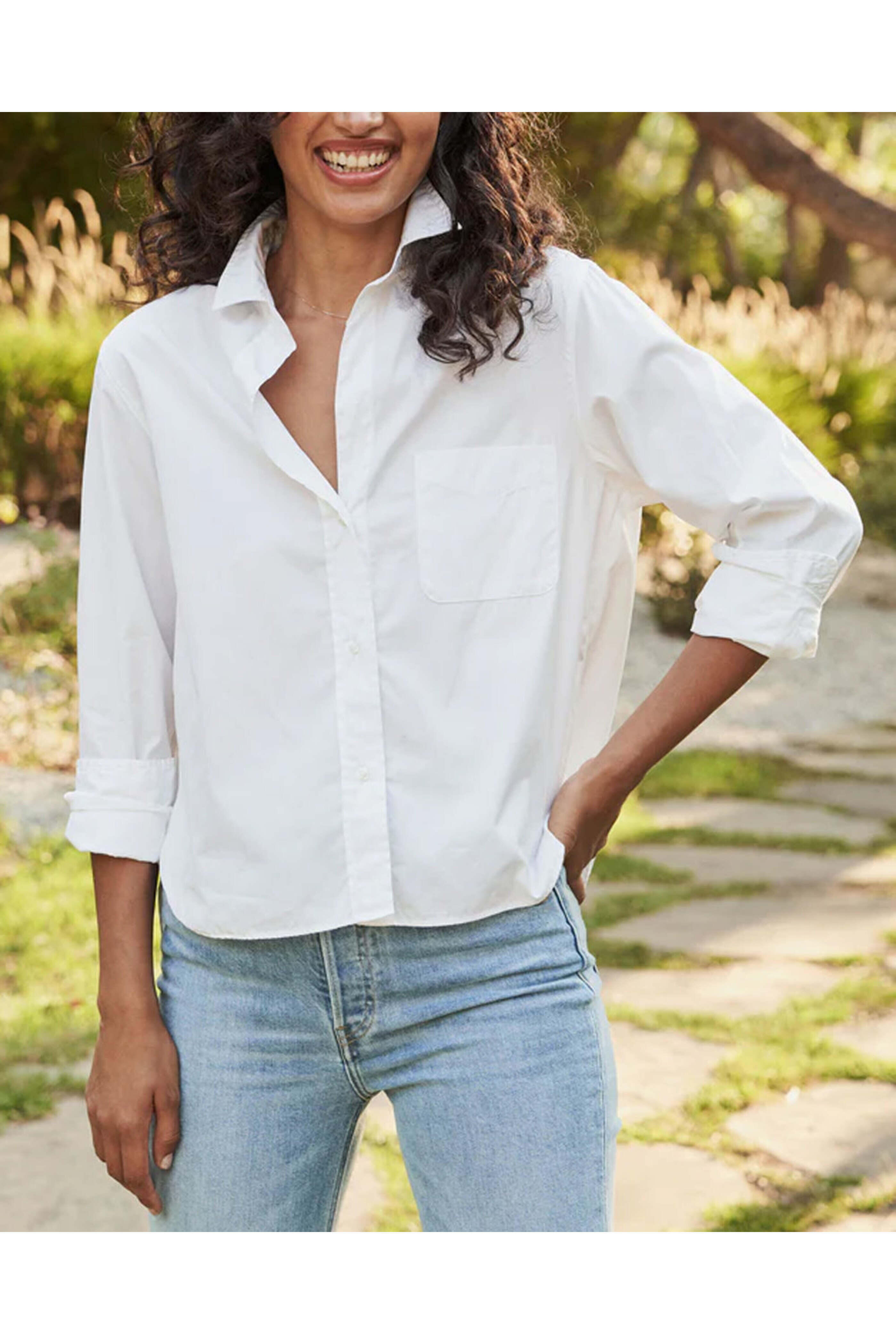 Frank & Eileen - White Silvio Button Up Shirt