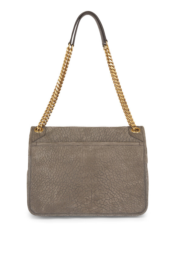 Saint Laurent Medium Niki Zinc Soft Bone Leather Shoulder Bag - view 2